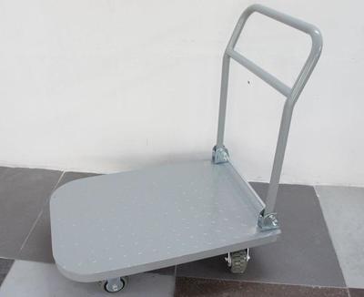 轻便高效的物流好帮手 70cm*50cm花纹钢板手推车使用体验